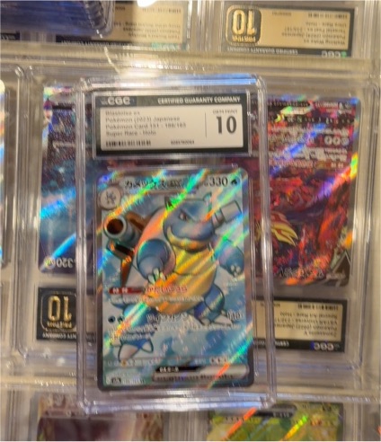 2023 Pokemon Scarlet & Violet 151 #186/165 Blastoise EX Japanese — front
