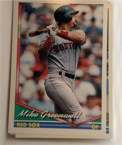 1994 Topps #502 Mike Greenwell — front