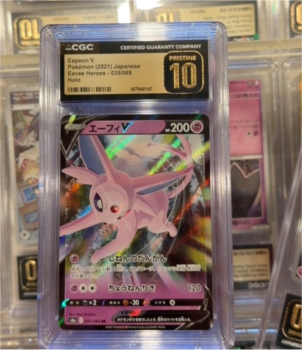 2021 Pokémon #035 Espeon V Eevee Heroes — front