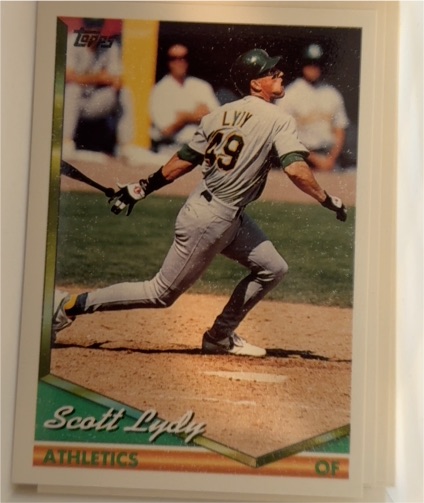 1994 Topps #160 Scott Lydy Athletics — front