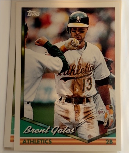 1994 Topps #586 Brent Gates — front