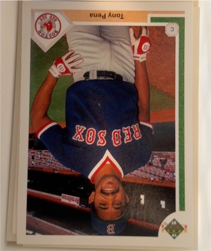 1991 Upper Deck #652 Tony Pena — front