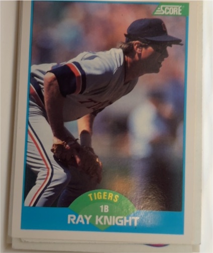 1989 Score #135 Ray Knight — front
