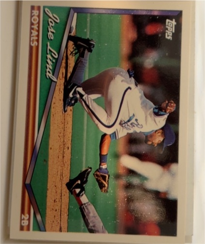1994 Topps #332 Jose Lind — front