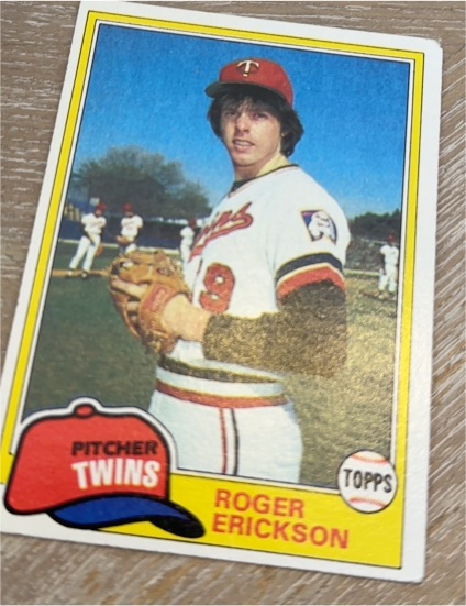 1981 Topps #434 Roger Erickson — front