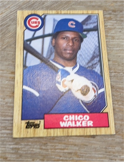 1987 Topps #695 Chico Walker — front