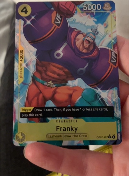 One Piece Card Game OP07-107 Franky — front