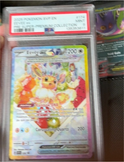 2025 Pokémon Black Star Promo #174 Eevee EX — front