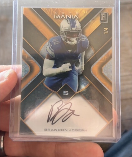2023 Wild Card Mania #S Brandon Joseph — front