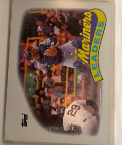 1989 Topps #459 Mariners Leaders Seattle Mariners — front
