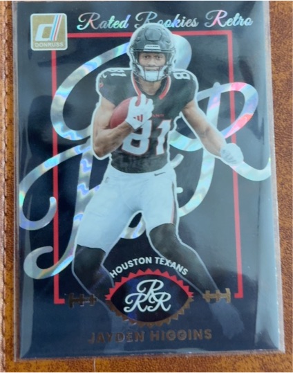 2025 Donruss Rated Rookies Retro #8 Jayden Higgins — front