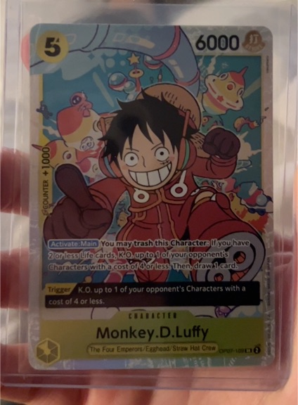 2024 One Piece Card Game OP07-109 Monkey D. Luffy 500 Years in the Future — front