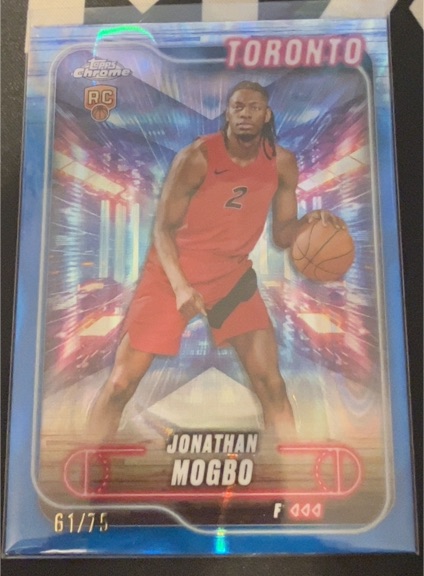 2024-25 Topps Chrome #194 Jonathan Mogbo — front