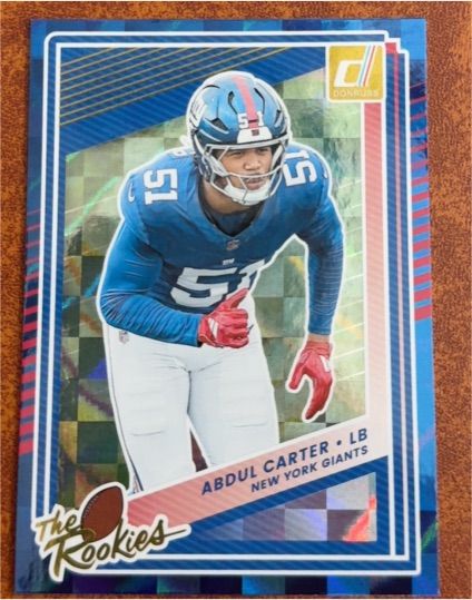 2025 Donruss #4 Abdul Carter The Rookies — front
