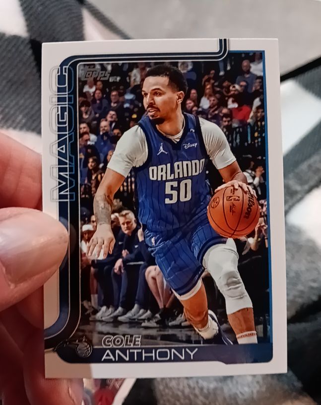 2025-26 Topps #91 Cole Anthony — front