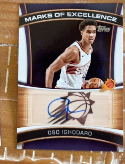 2025-26 Topps Marks of Excellence #ME-OI Oso Ighodaro — front