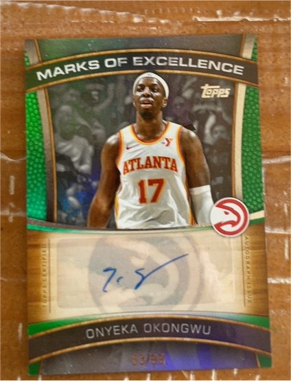 2025-26 Topps Marks of Excellence #ME-OO Onyeka Okongwu — front