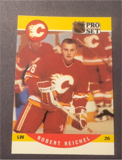 1990 Pro Set #595 Robert Reichel — front