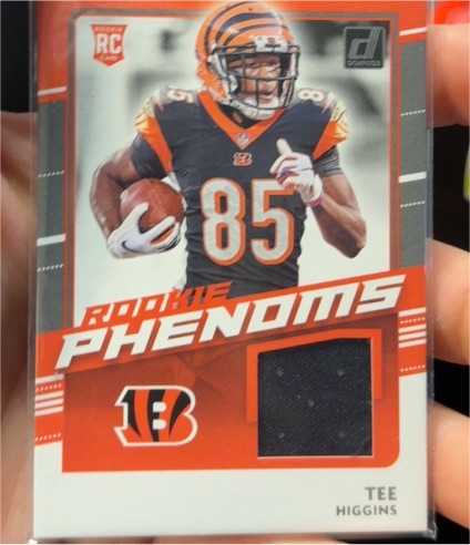 2020 Donruss Rookie Phenoms #RP-TH Tee Higgins — front