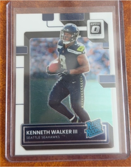 2022 Donruss Optic #218 Kenneth Walker III — front