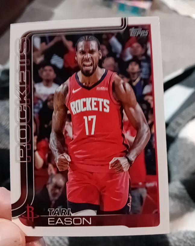2025-26 Topps #179 Tari Eason Houston Rockets — front