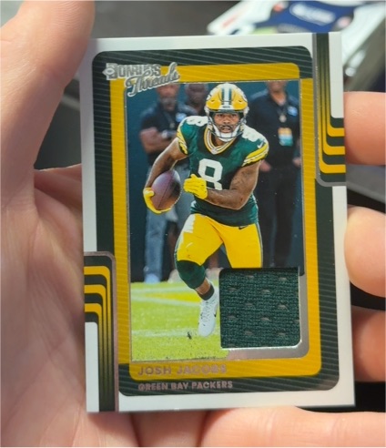 2025 Panini Donruss #DTH-JJS Josh Jacobs — front