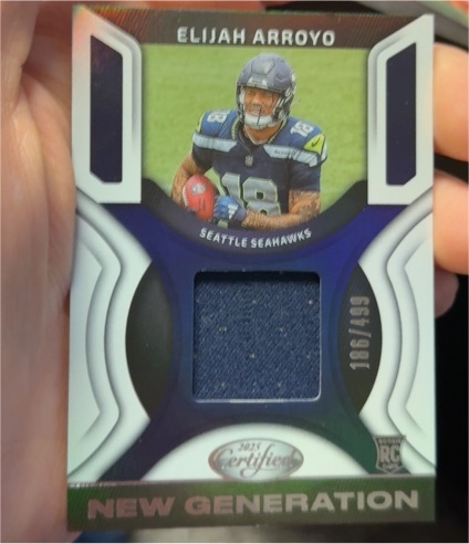 2025 Panini Certified #NGJ-ERA Elijah Arroyo New Generation — front