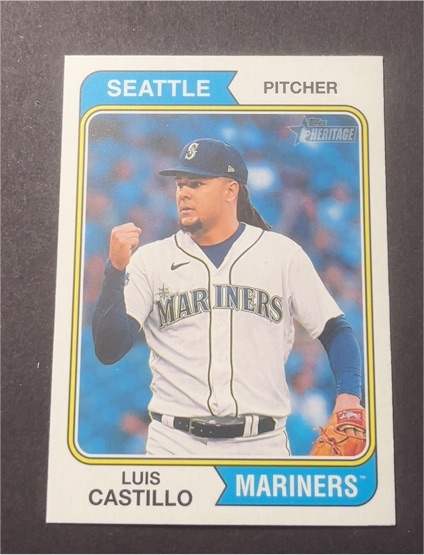2023 Topps Heritage High Number #669 Luis Castillo — front