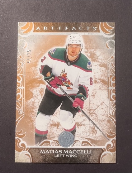 2024-25 Upper Deck Artifacts #71 Matias Maccelli — front