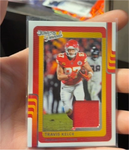2025 Panini Donruss Threads #DTH-TKE Travis Kelce — front