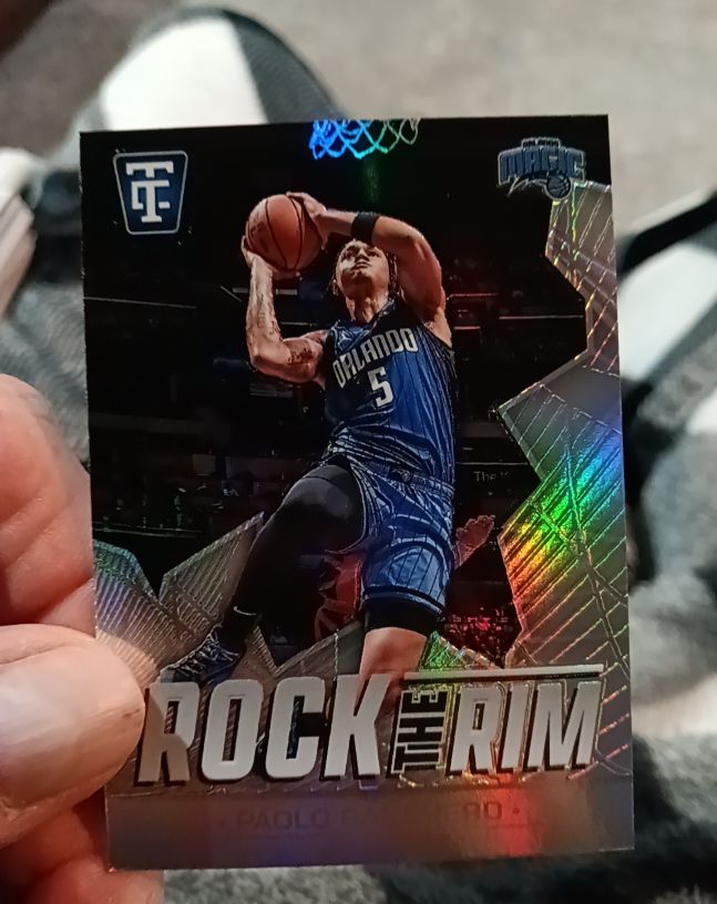 2024-25 Panini Totally Certified #6 Paolo Banchero Rock the Rim — front