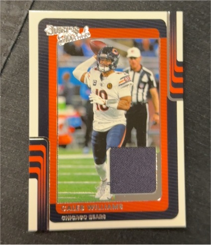 2025 Panini Donruss Threads #DTH-CWS Caleb Williams — front