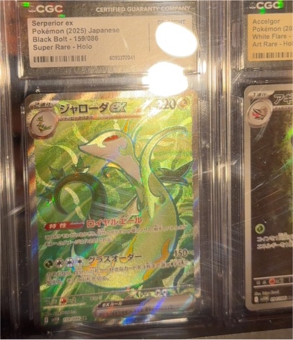 2025 Pokémon Black Bolt #159 Serperior ex — front