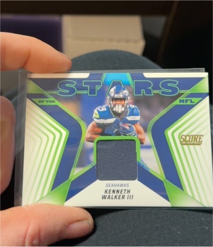 2025 Panini Score Stars of the NFL #SNJ-KWR Kenneth Walker III — front