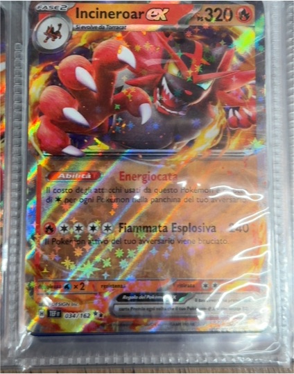 2023 Pokémon Scarlet & Violet Temporal Forces #034 Incineroar ex — front