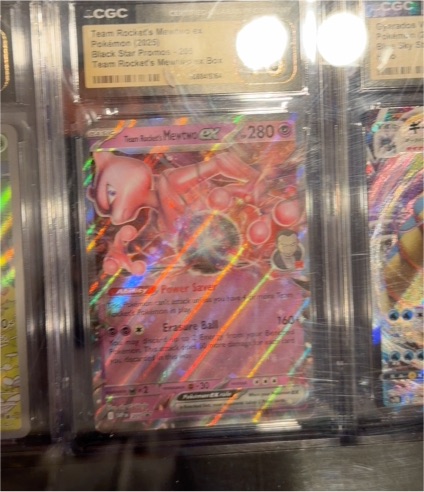 2025 Pokémon SVP #205 Team Rocket's Mewtwo EX — front