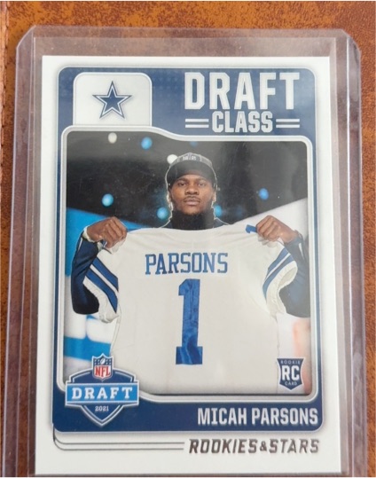 2021 Panini Rookies & Stars Draft Class #DC-10 Micah Parsons — front