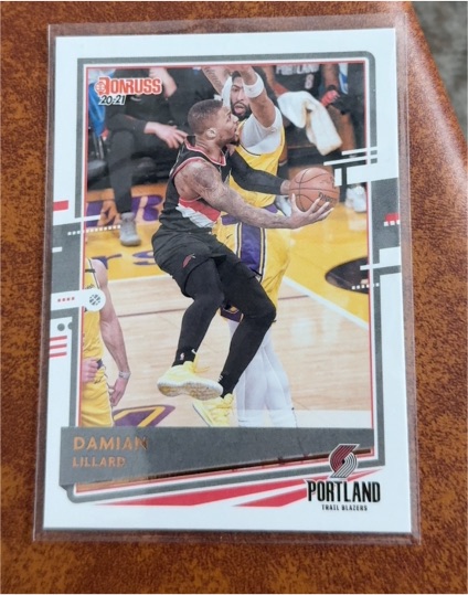 2020-21 Panini Donruss #28 Damian Lillard — front