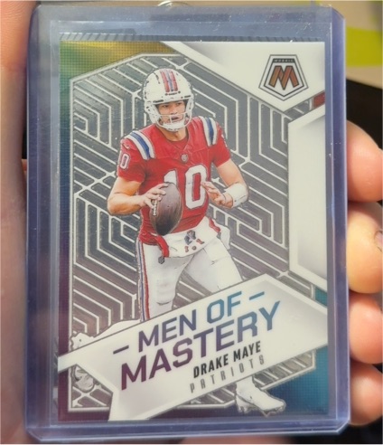 2025 Panini Mosaic #3 Drake Maye Men of Mastery — front