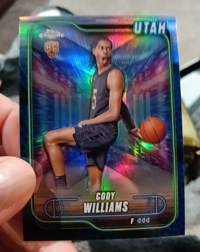 2024-25 Topps Chrome #160 Cody Williams — front