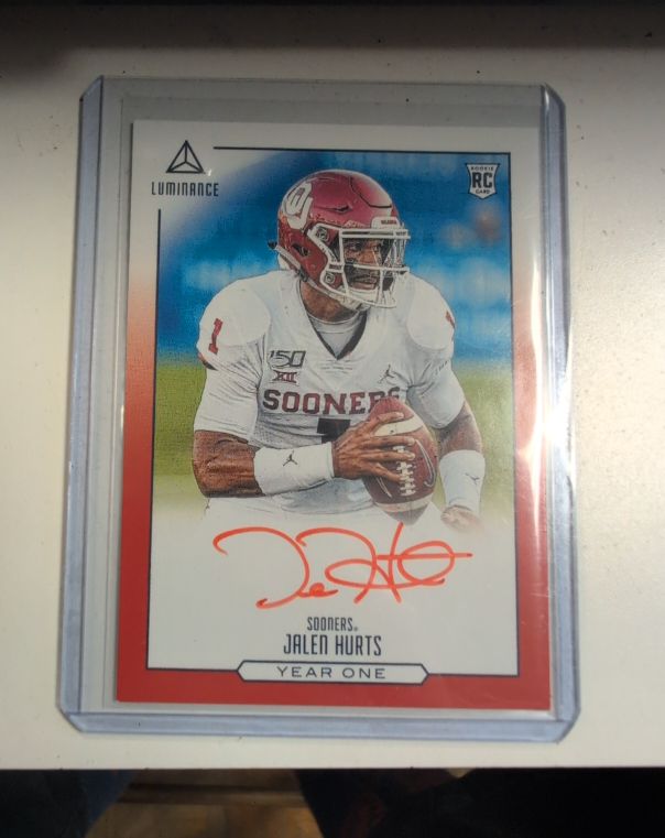 2020 Panini Luminance Year One #YO-JH Jalen Hurts — front