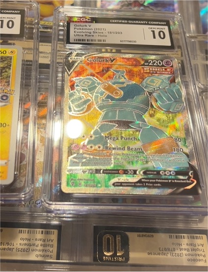 2021 Pokemon Evolving Skies #181 Golurk V — front