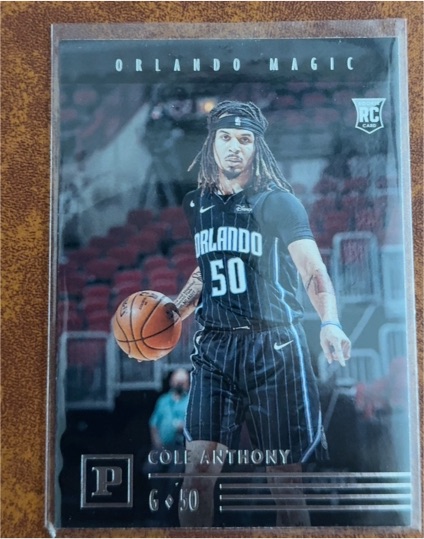 2020-21 Panini Chronicles #122 Cole Anthony — front