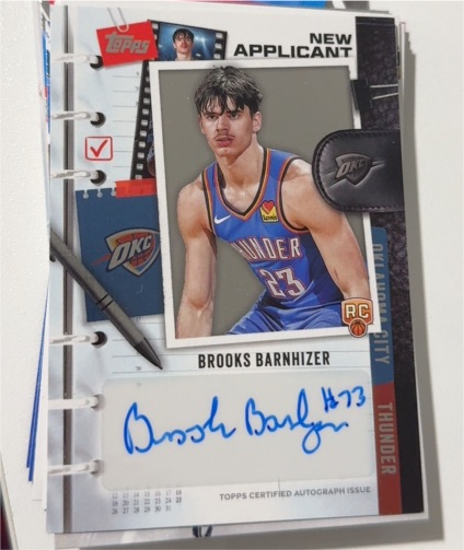 2025-26 Topps #NA-BB Brooks Barnhizer — front