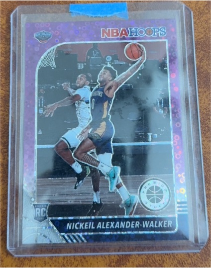 2019-20 Panini NBA Hoops Premium Stock #214 Nickeil Alexander-Walker — front