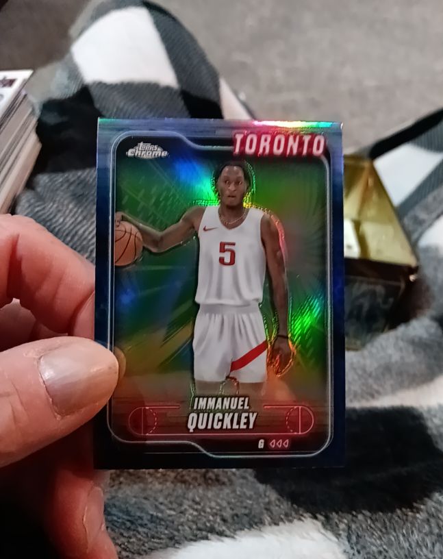 2024-25 Topps Chrome #57 Immanuel Quickley — front