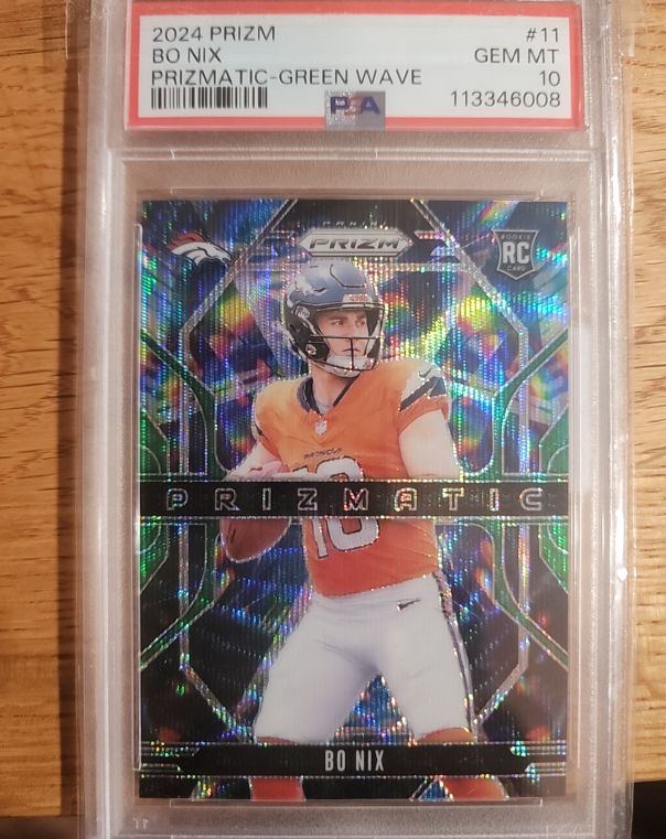 2024 Panini Prizm #11 Bo Nix — front