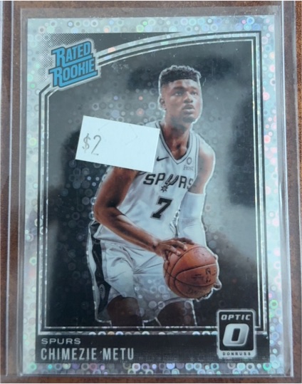2018-19 Donruss Optic #195 Chimezie Metu — front