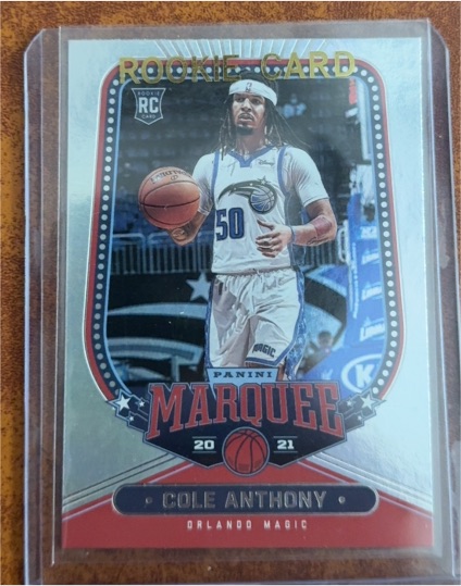2020-21 Panini Chronicles Marquee #251 Cole Anthony — front
