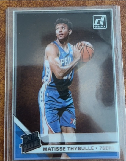 2019-20 Panini Clearly Donruss #69 Matisse Thybulle Rated Rookie — front